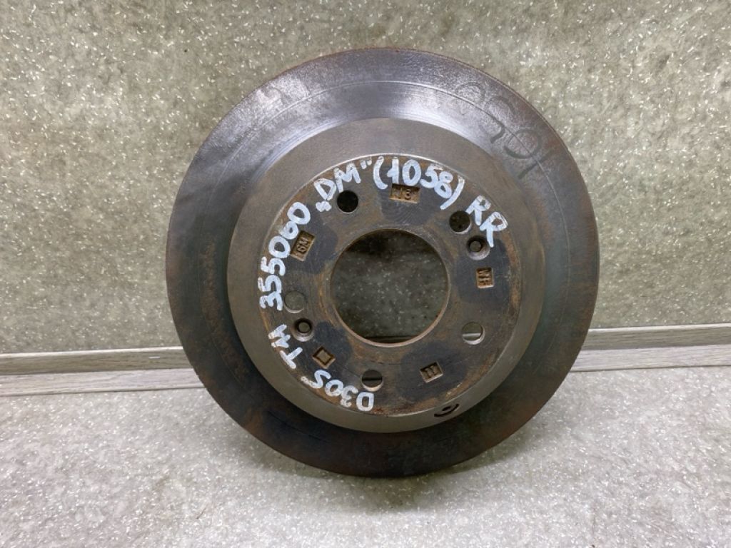 58411-2P000 | Гальмівний диск задній HYUNDAI SANTA FE (DM) 12-18