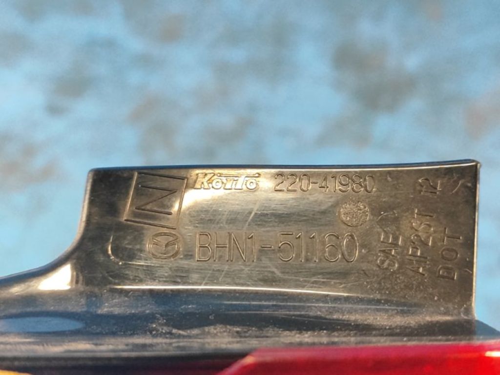 BHN1-51-160B | Ліхтар зовнішній лів. MAZDA 3 BM 13-19 - Фото 8