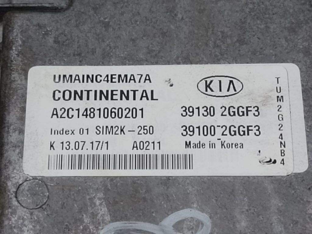 39100-2GGF3 | Блок керування двигуном KIA SORENTO UM 14- - Фото 4
