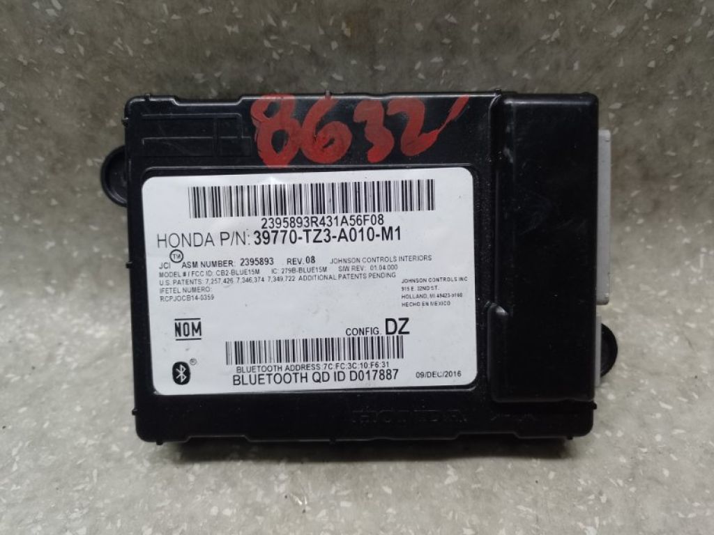 39770-TZ3-A01 | Блок керування блютуз ACURA TLX 14-17