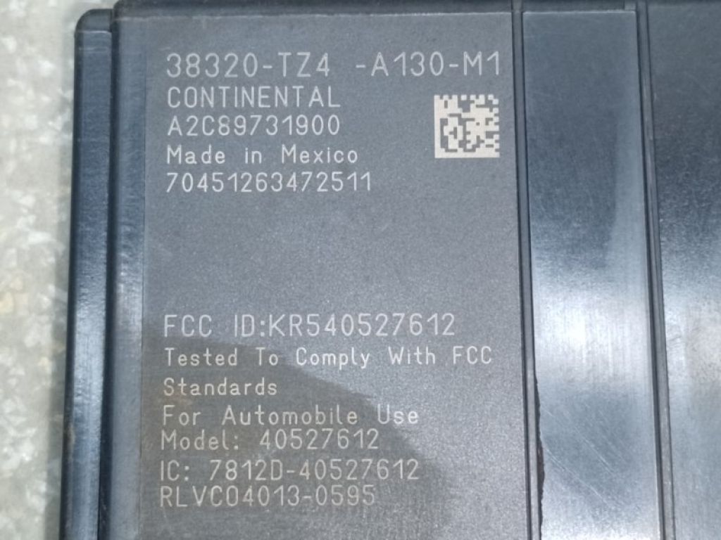 38320-TZ4-A03 | Блок електронний ACURA TLX 14-17 - Фото 4