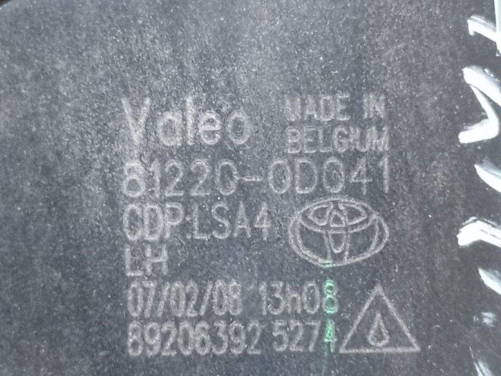 81220-0D041 | Протитуманна фара лів. TOYOTA CAMRY 40 06-11 - Фото 4