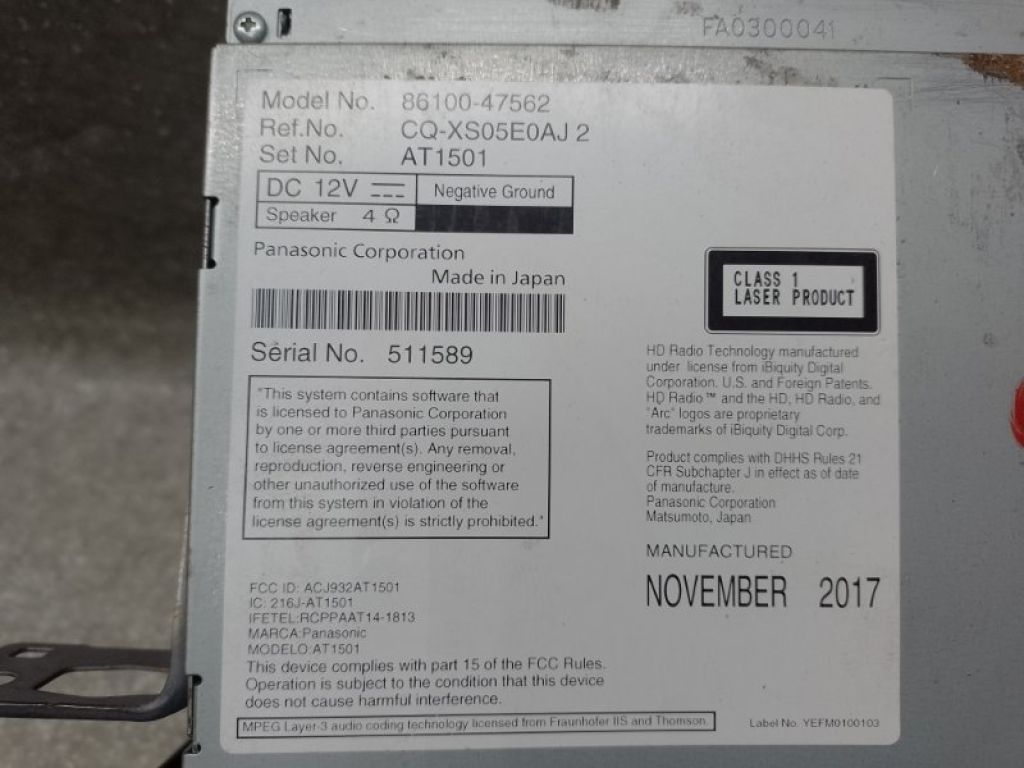 86804-47330 | Магнитола TOYOTA PRIUS 16- - Фото 5