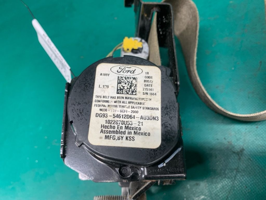 DG9Z-54611B08-AJ | Ремінь безпеки передн. прав. FORD FUSION 14- - Фото 3