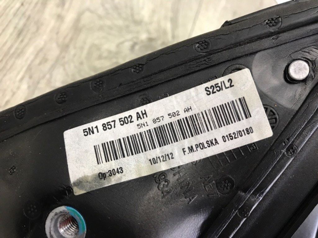 5N1 857 508 Q 9B9 | Дзеркало прав. VOLKSWAGEN TIGUAN 08-17 - Фото 9