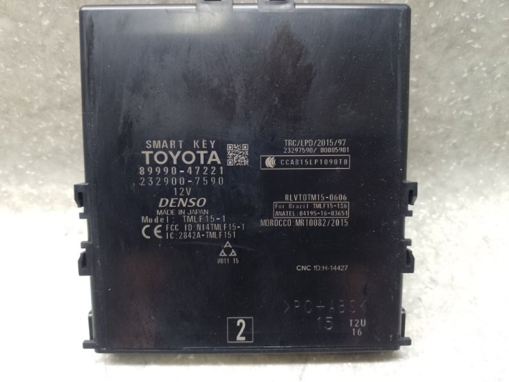 89990-47221 | Блок електронний TOYOTA PRIUS 16-