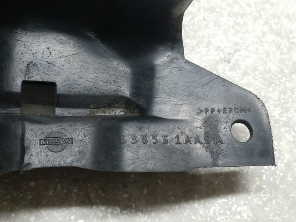 63855-1AA0A | Бризговик передн. лів. NISSAN MURANO Z51 07-14 - Фото 4