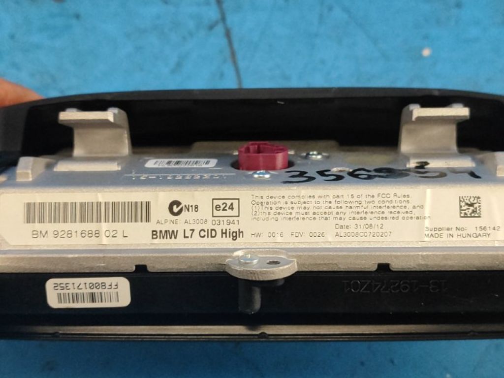 9281688 | монітор BMW 3 SERIES (F30) 2012–21 - Фото 4