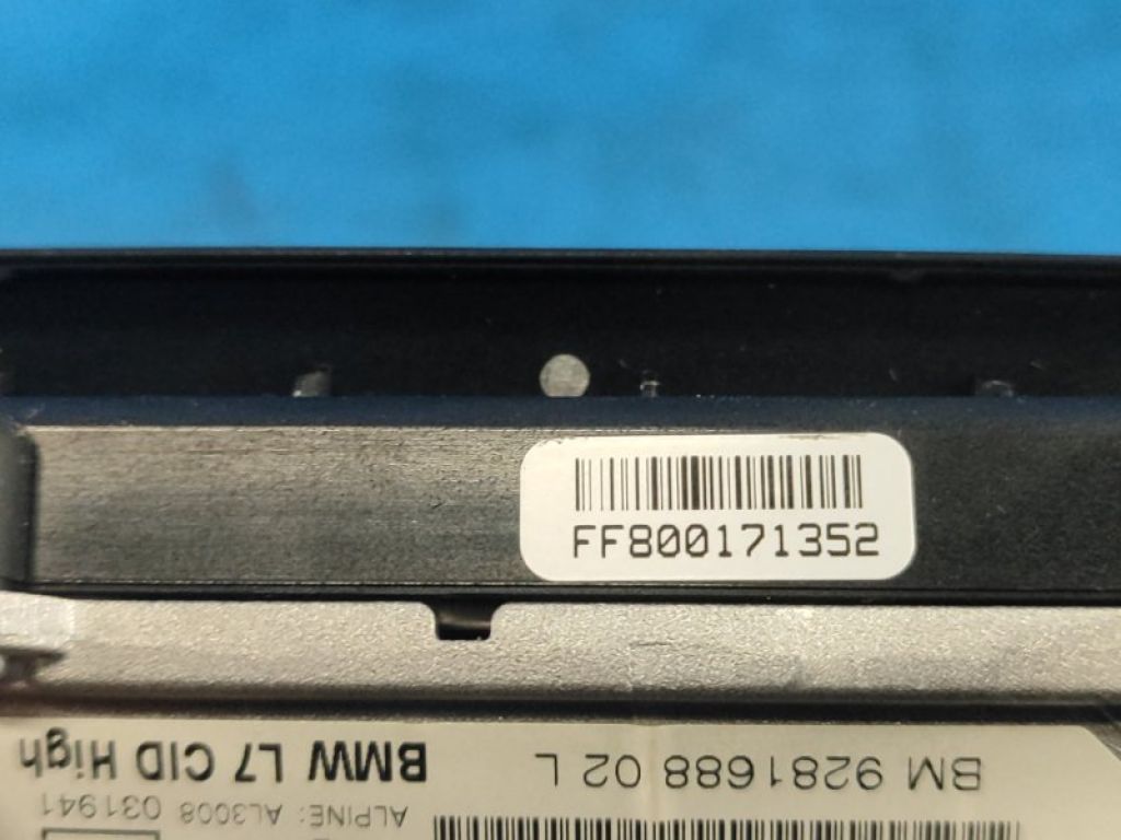 9281688 | монітор BMW 3 SERIES (F30) 2012–21 - Фото 7