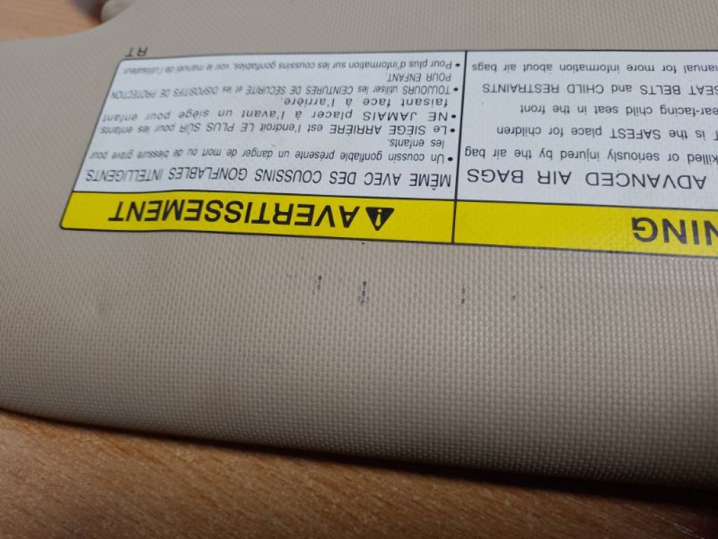 84802-57L00-V6N | Козирок сонцезахисний SUZUKI KIZASHI 09-14 - Фото 5