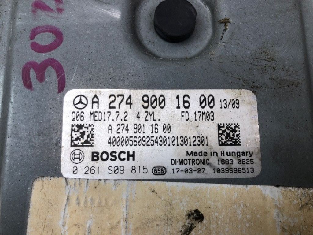A 274 900 16 00 | Блок управления двигателем MERCEDES C-CLASS A205 16-21 - Фото 8