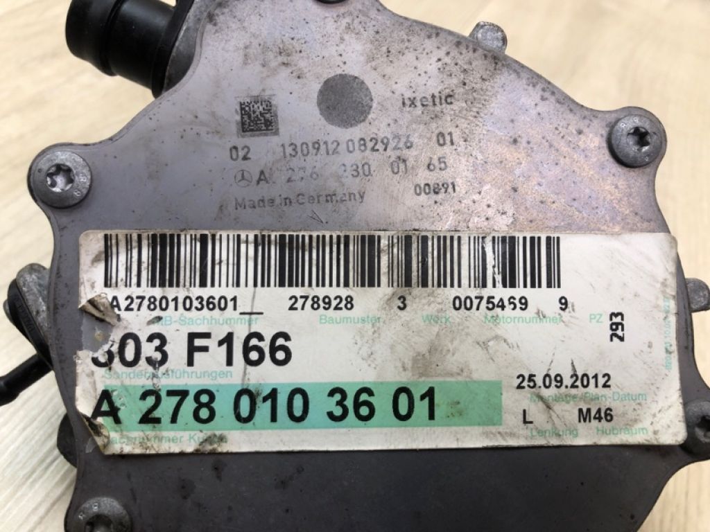 A 276 230 03 65 | Вакуумный насос MERCEDES GL-CLASS X166 12-16 - Фото 5