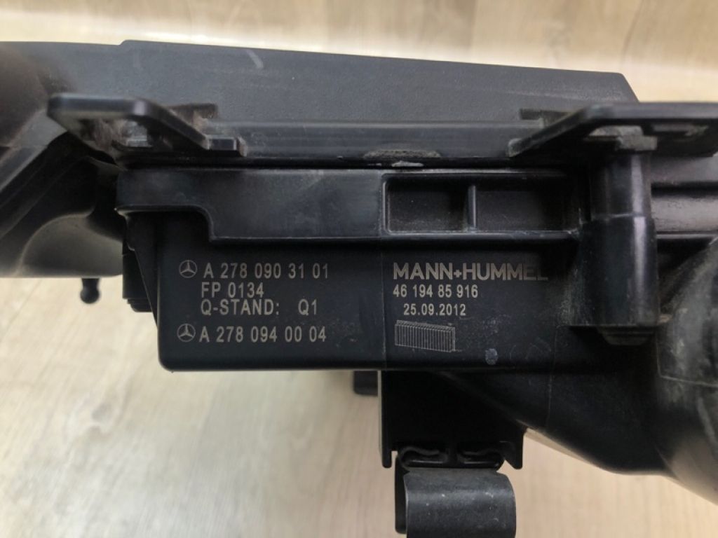 A 278 090 35 01 | Корпус повітряного фільтра лів. MERCEDES GL-CLASS X166 12-16 - Фото 7