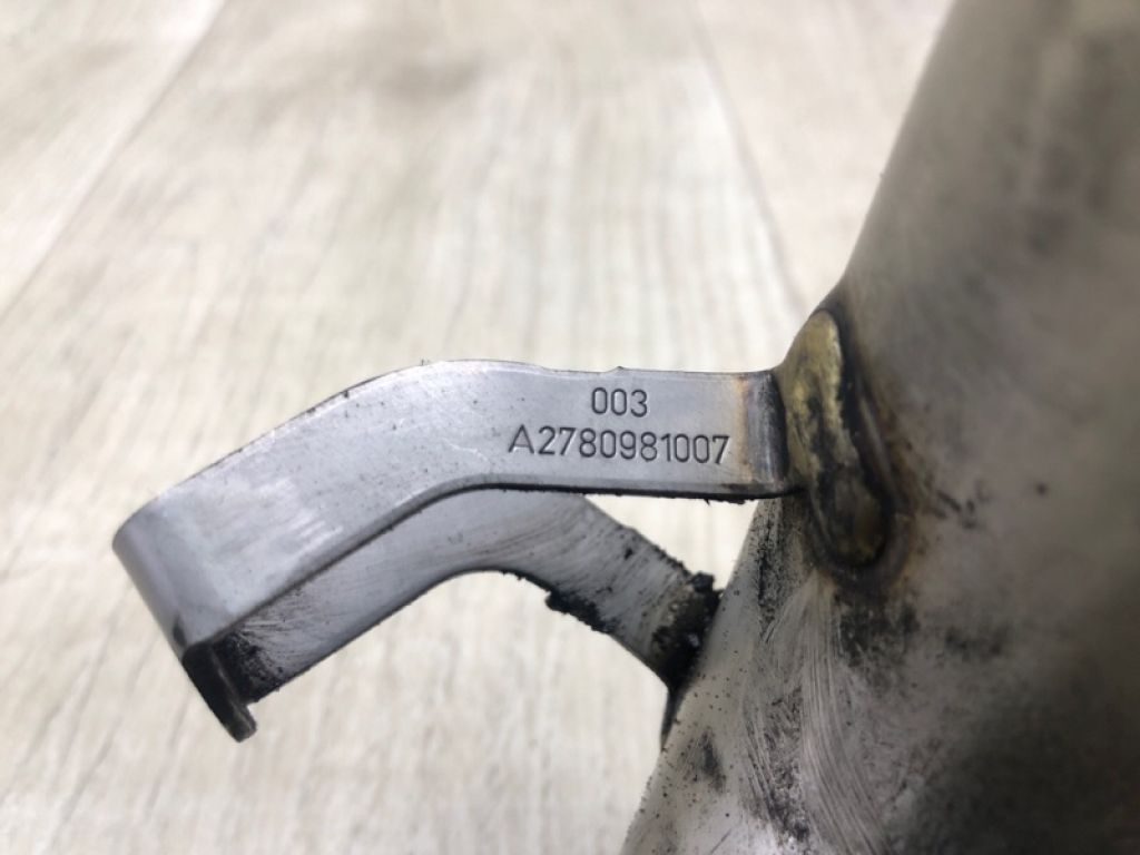 A 278 098 10 07 | Патрубок інтеркулера прав. MERCEDES GL-CLASS X166 12-16 - Фото 4