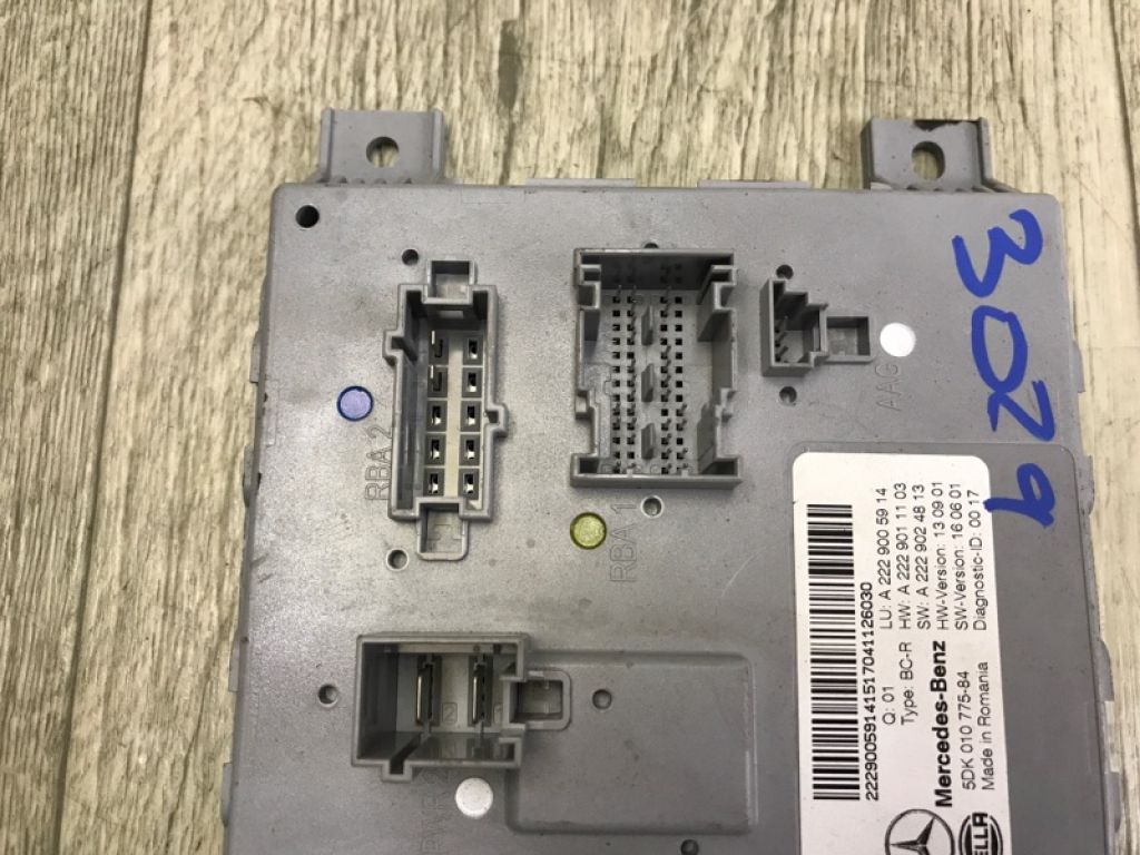 A 222 900 59 14 | Блок комфорту MERCEDES C-CLASS W205 16-21 - Фото 4