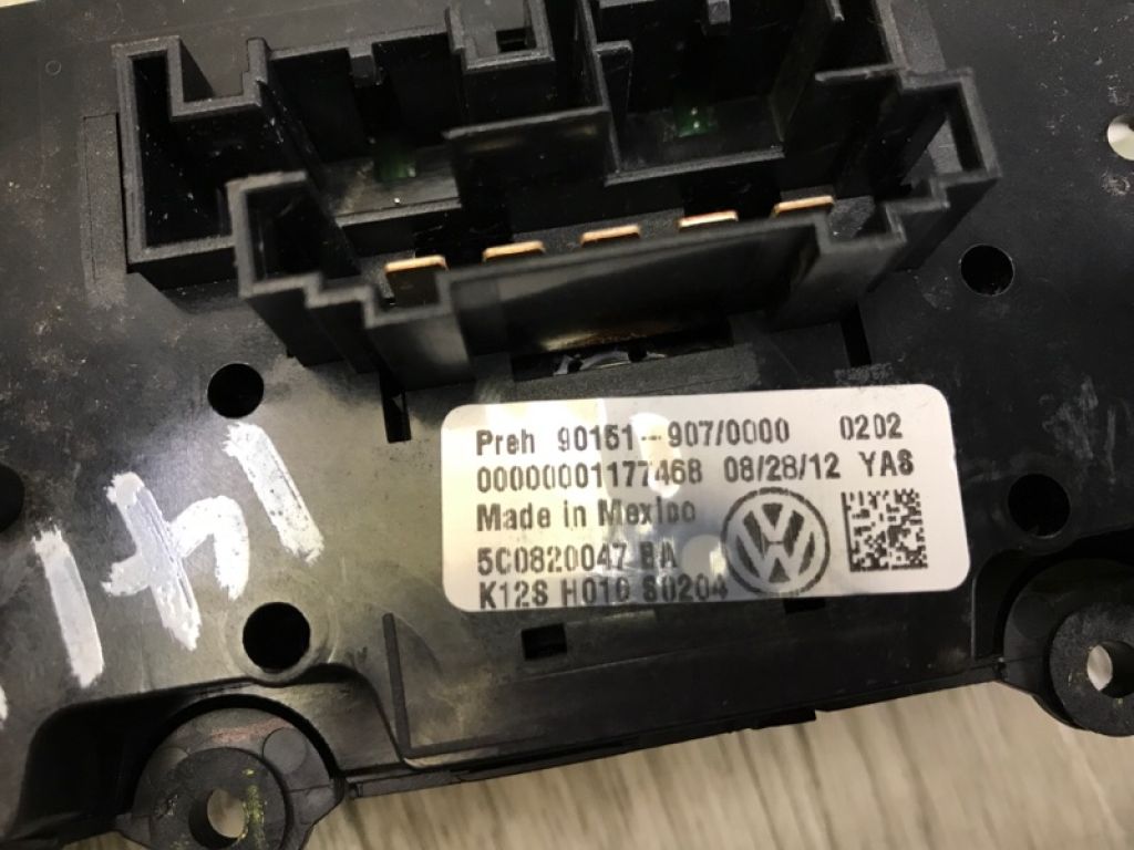 5C0 820 047 BA XSH | Блок керування піччю VOLKSWAGEN JETTA USA 10-17 - Фото 7