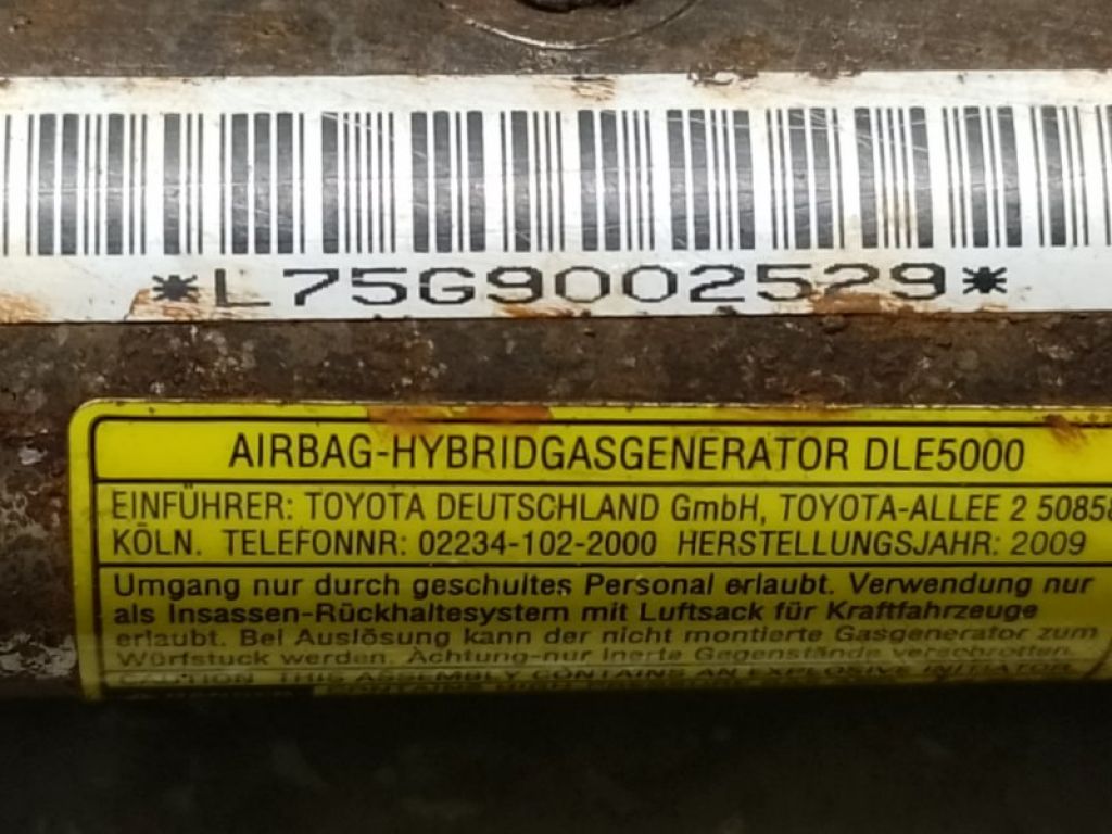 62180-06022 | Подушка безпеки (штора) лів. TOYOTA CAMRY 40 06-11 - Фото 4