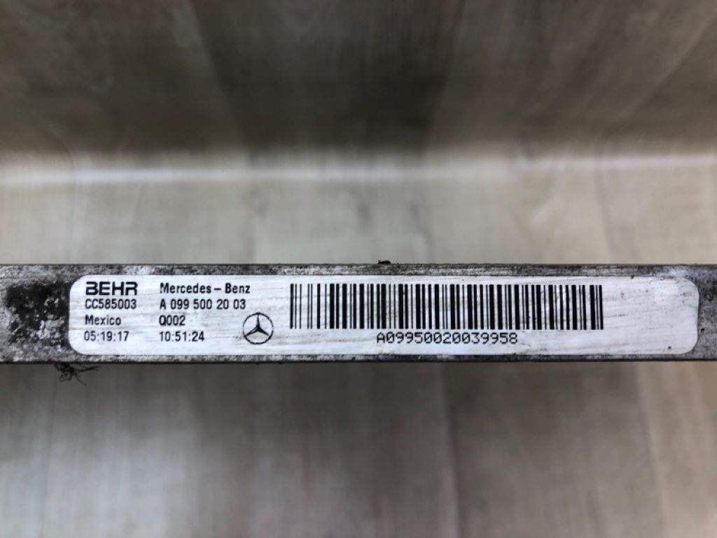 A 099 500 20 03 | Радиатор кондиционера MERCEDES C-CLASS A205 16-21 - Фото 5