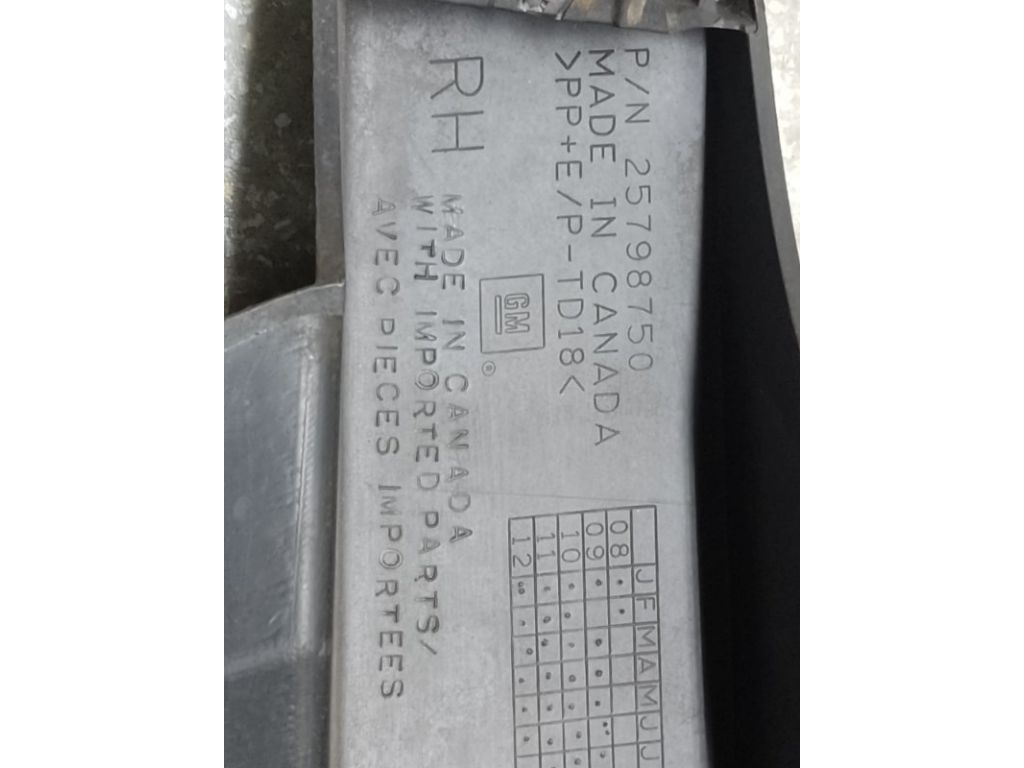 25798750 | Накладка бампера передн. прав. CHEVROLET EQUINOX 09-17 - Фото 3