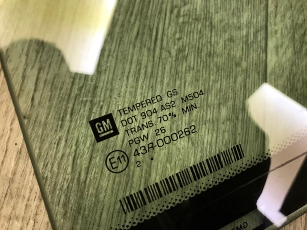 20786802 | Скло дверей глухе задн. лів. CHEVROLET EQUINOX 09-17 - Фото 3