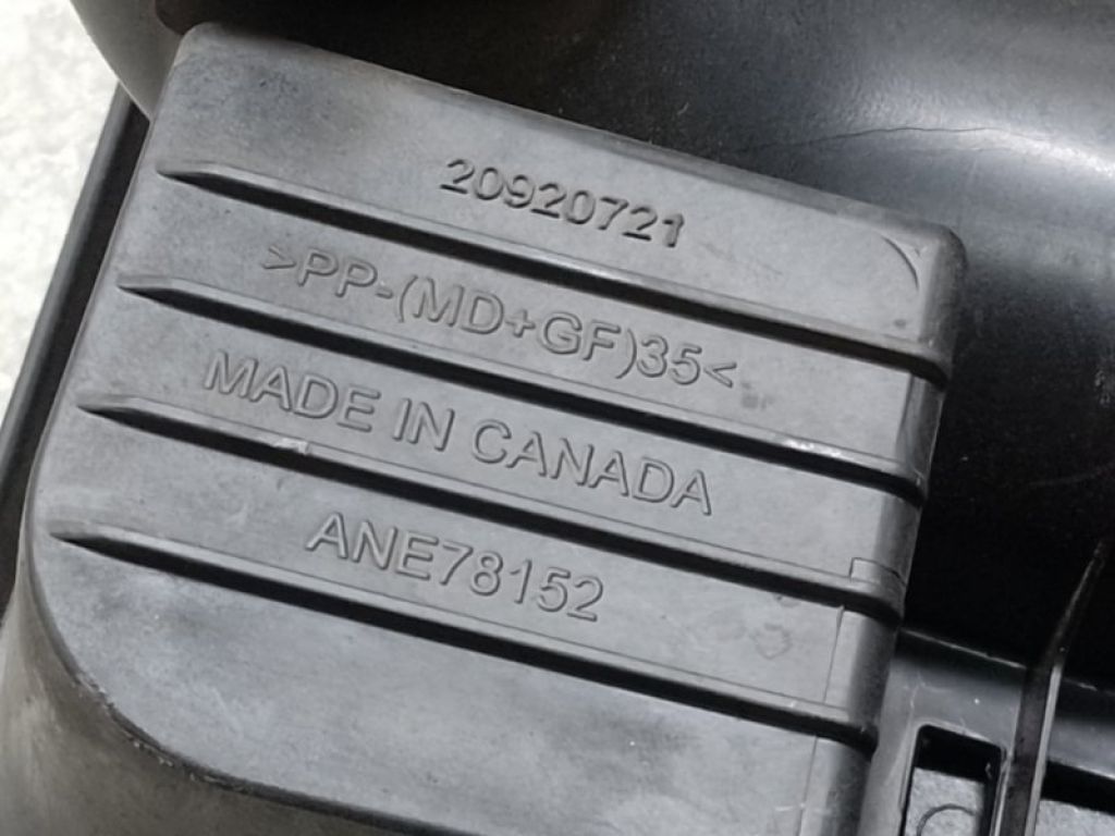 20920721 | Патрубок воздушного фильтра CHEVROLET EQUINOX 09-17 - Фото 4