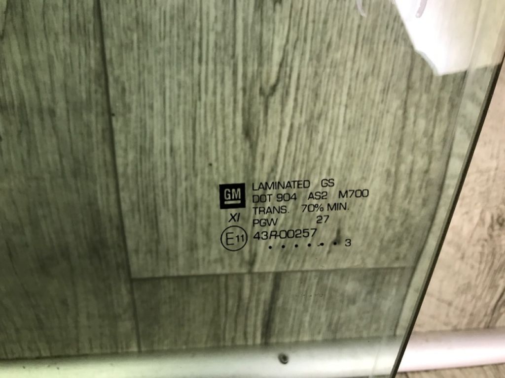 20907712 | Скло дверей передн. лів. CHEVROLET EQUINOX 09-17 - Фото 2