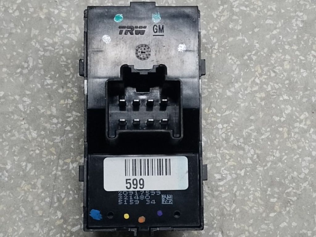 20917599 | Блок управления стеклоподъемниками лев. CHEVROLET EQUINOX 09-17 - Фото 4