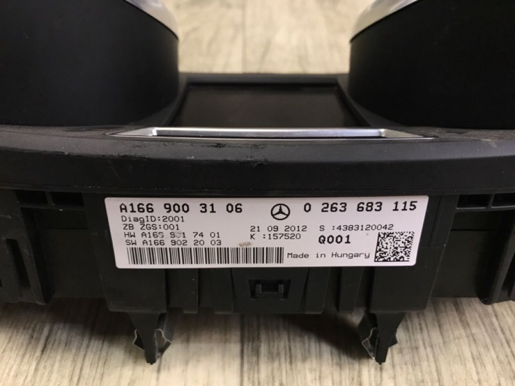 A 166 900 31 06 | Панель приладів MERCEDES GL-CLASS X166 12-16 - Фото 7