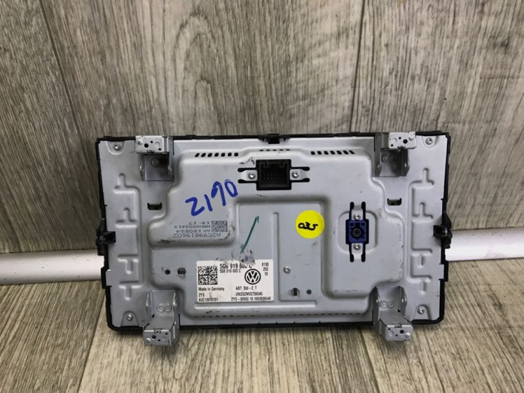 5G6 919 605 C | магнітола VOLKSWAGEN TIGUAN 16-23 - Фото 4