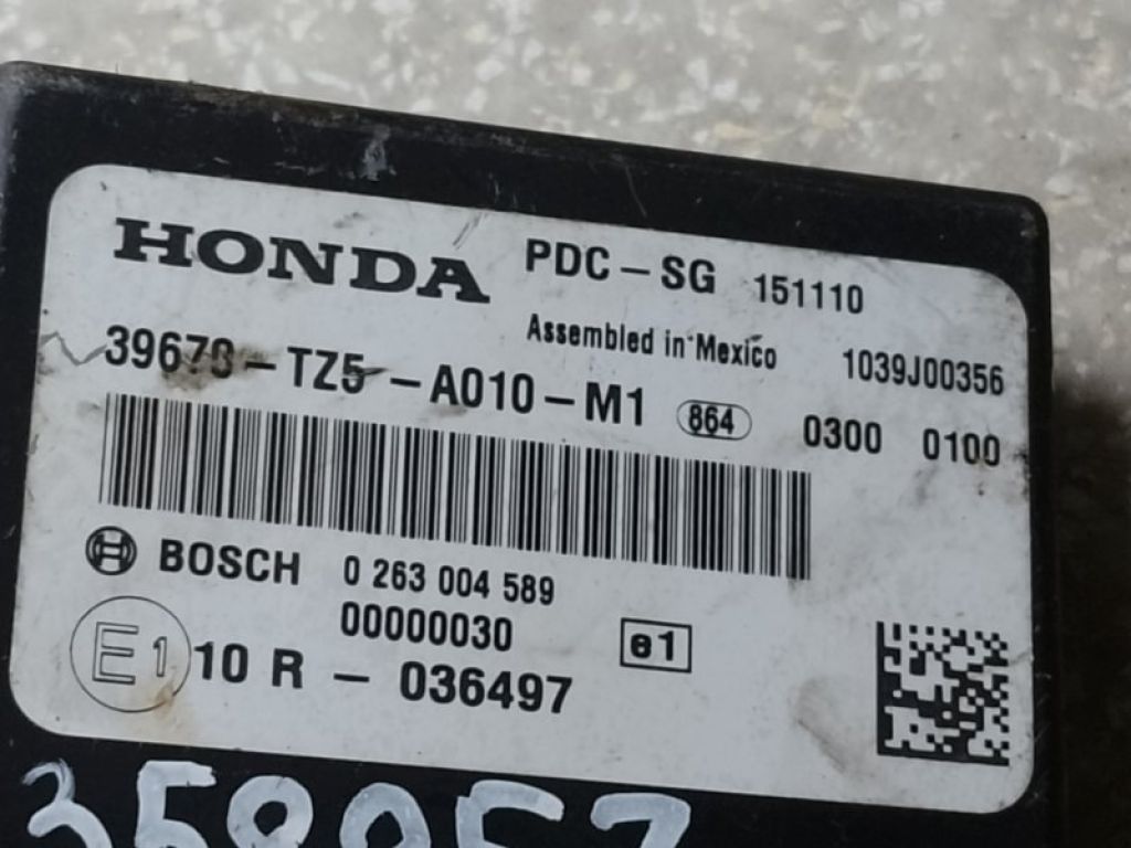 39670-TZ5-A01 | Блок керування парктроніком ACURA MDX (YD3) 13-21 - Фото 4