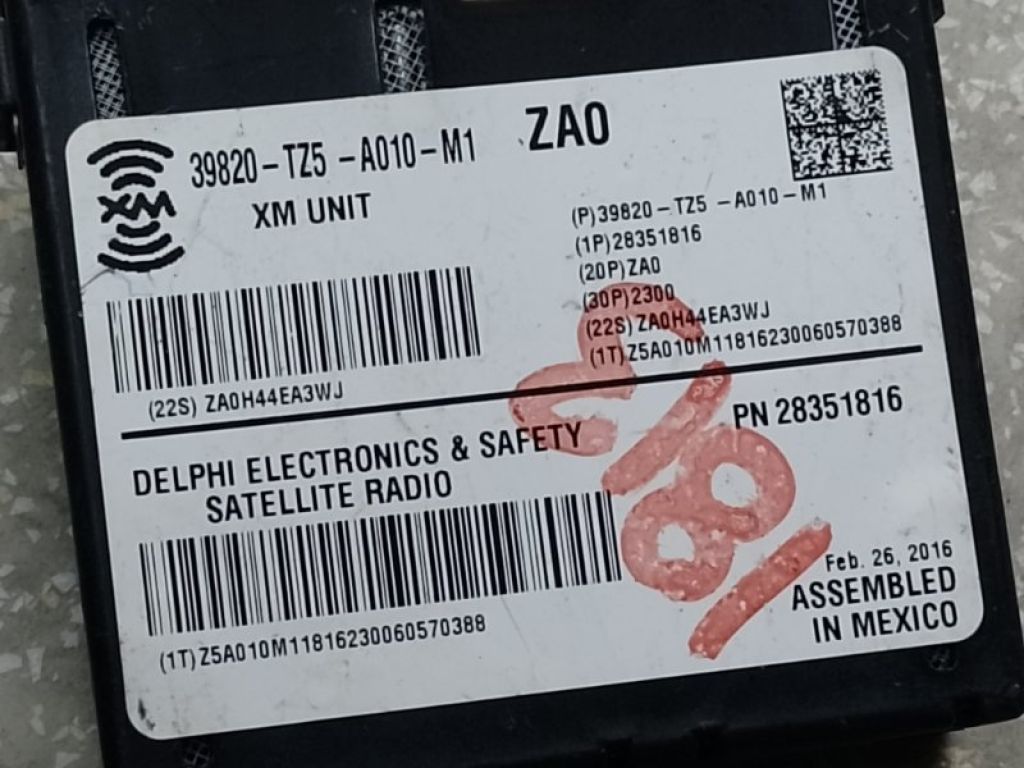 39820-TZ5-A01 | Блок електронний ACURA MDX (YD3) 13-21 - Фото 4