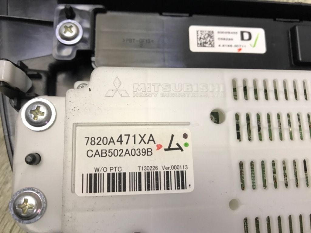 7820A476XA | Блок керування піччю MITSUBISHI OUTLANDER GF 12- - Фото 5