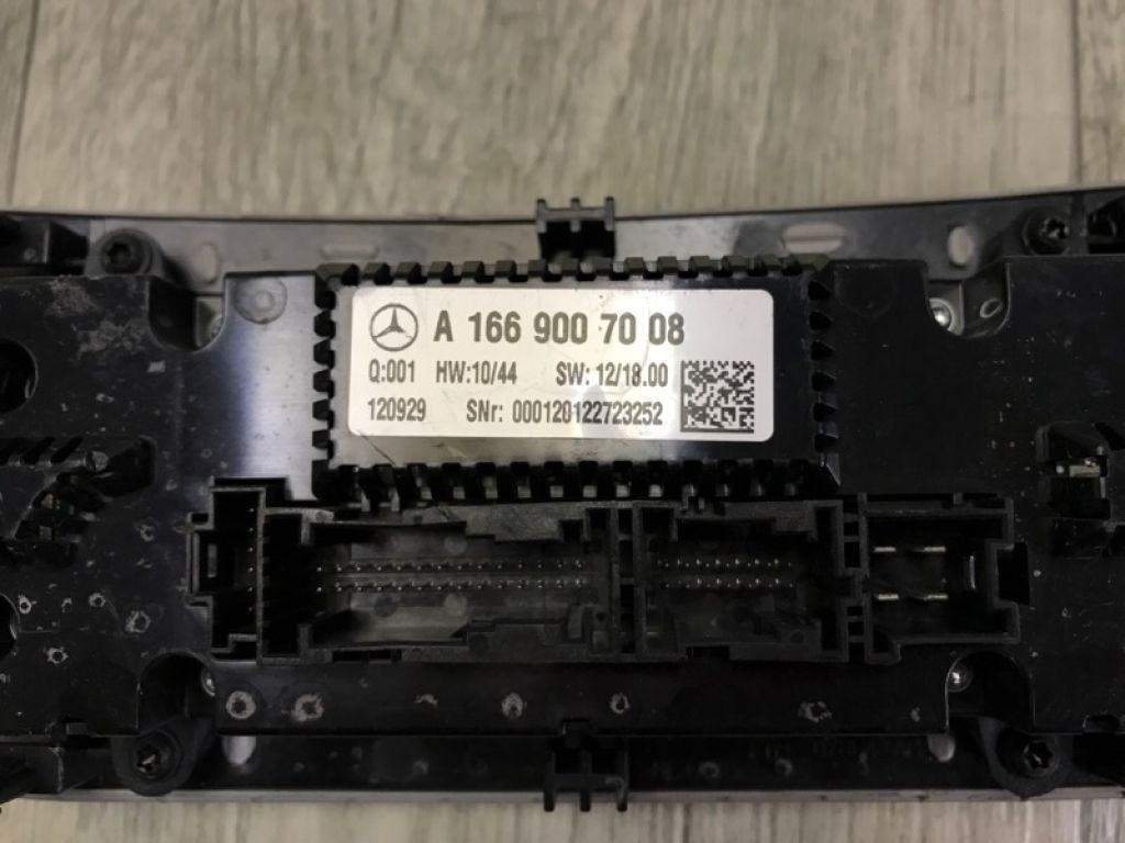 A 166 900 70 08 | Блок керування піччю MERCEDES GL-CLASS X166 12-16 - Фото 5