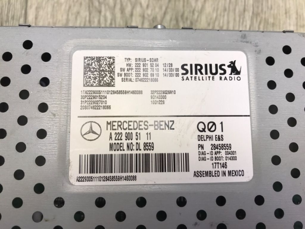 A 222 820 42 89 | магнітола MERCEDES C-CLASS A205 16-21 - Фото 4