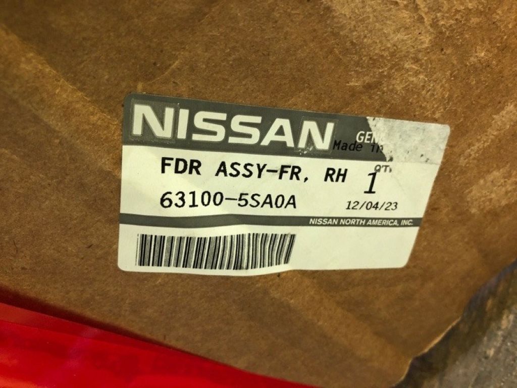 63100-5SA0A | Крило переднє прав. NISSAN LEAF 18- - Фото 7