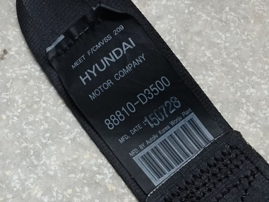 88810-D3500TTX | Ремінь безпеки передн. лів. HYUNDAI TUCSON TL 15-20 - Фото 3