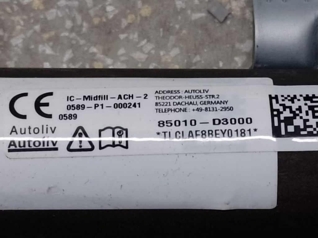 85010-D3000 | Подушка безопасности (штора) лев. HYUNDAI TUCSON TL 15-20 - Фото 3