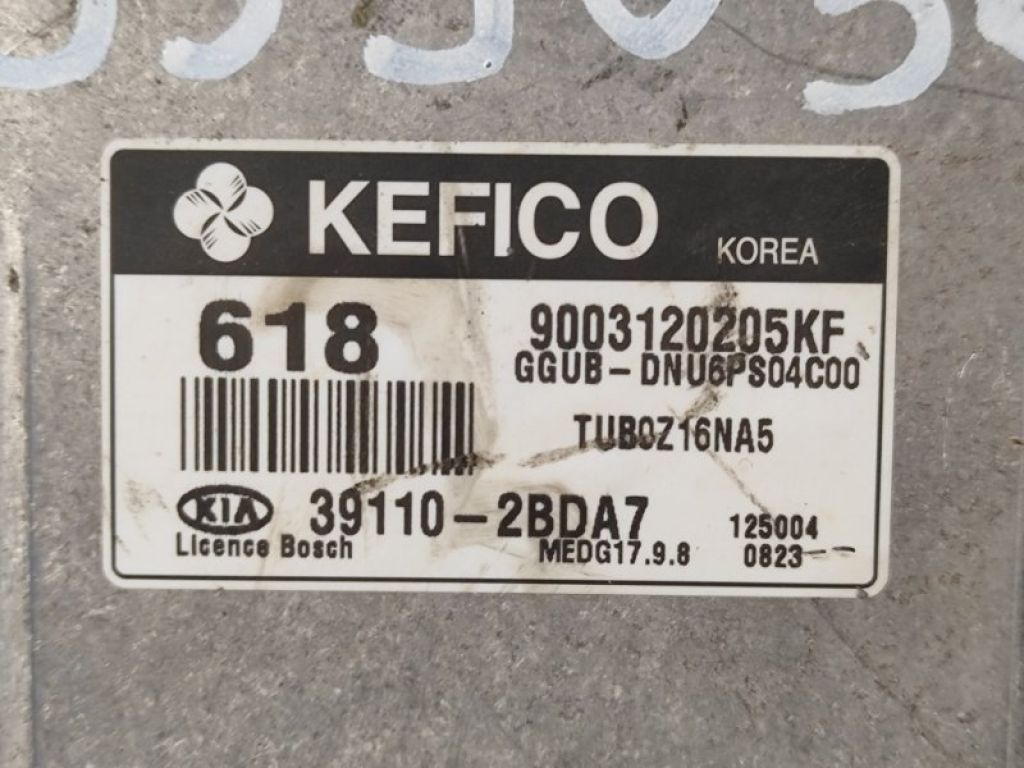 391102BDA7 | Блок керування двигуном KIA RIO UB 2011-2017 - Фото 4