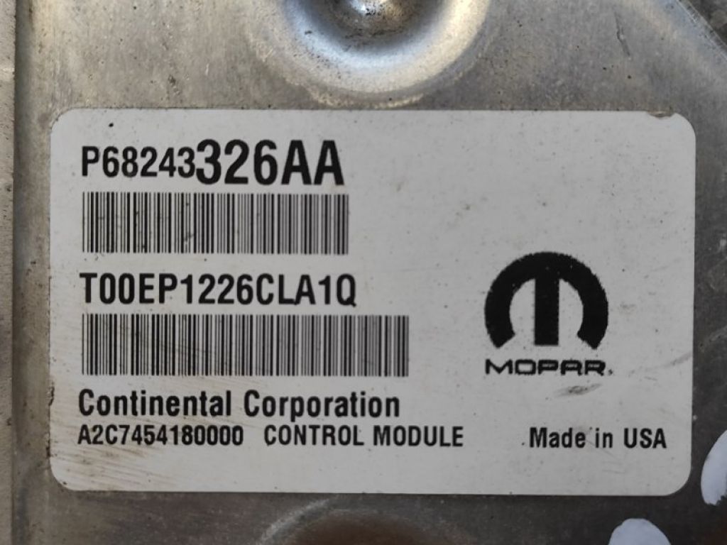 68243 326AA | Блок керування двигуном JEEP GRAND CHEROKEE 11-22 - Фото 4