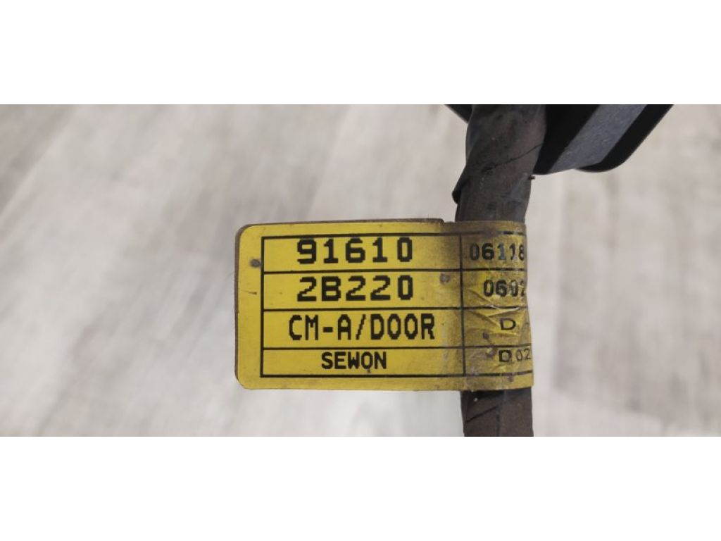 916102B220 | Проводка дверей передн. лів. HYUNDAI SANTA FE (CM) 05-12 - Фото 2