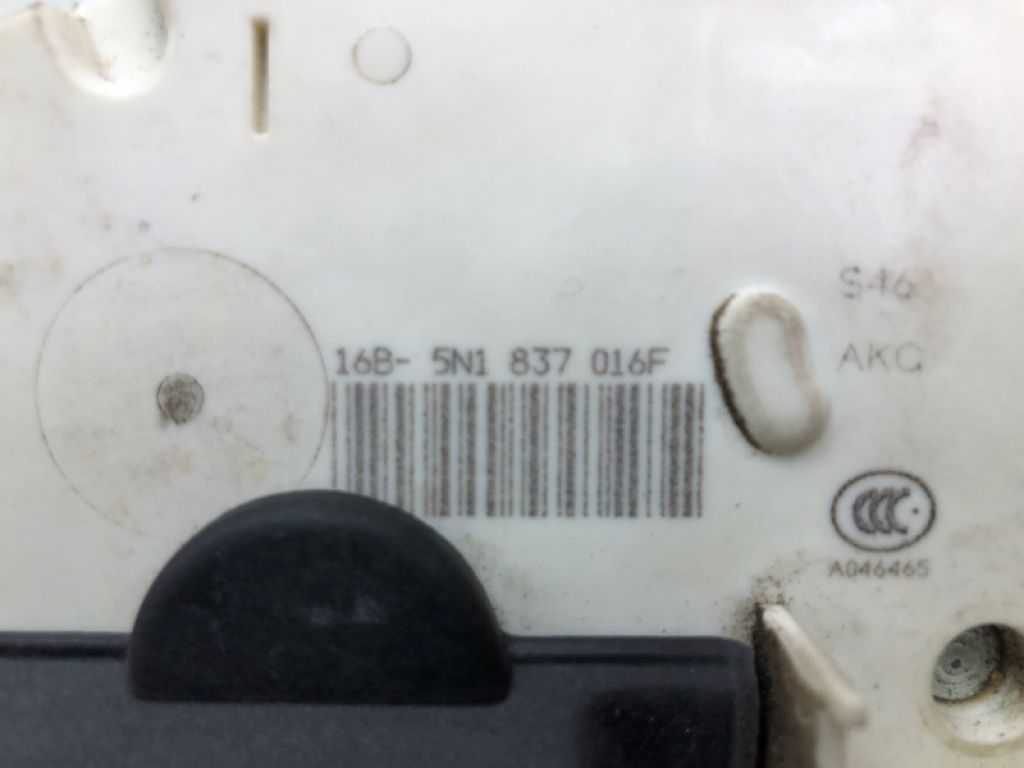 5N1 837 016 F | Замок двері передн. прав. VOLKSWAGEN TIGUAN 08-17 - Фото 7