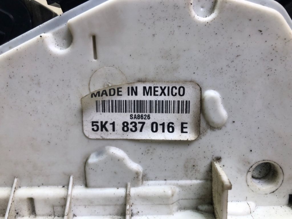 5K1 837 016 E | Замок двері передн. прав. VOLKSWAGEN JETTA USA 10-17 - Фото 7