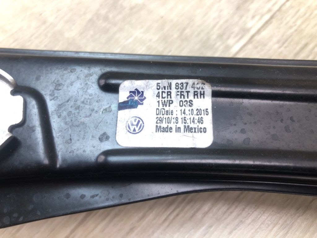 5NN 837 462 | Склопідйомник передн. прав. VOLKSWAGEN TIGUAN 16-23 - Фото 6
