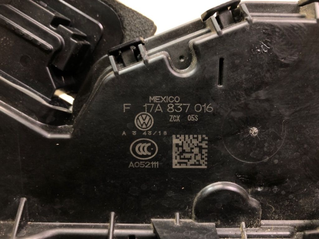 17A 837 016 | Замок двері передн. прав. VOLKSWAGEN TIGUAN 16-23 - Фото 7