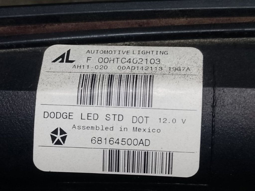 68164500AD | Ліхтар внутрішній DODGE DART 12-16 - Фото 4