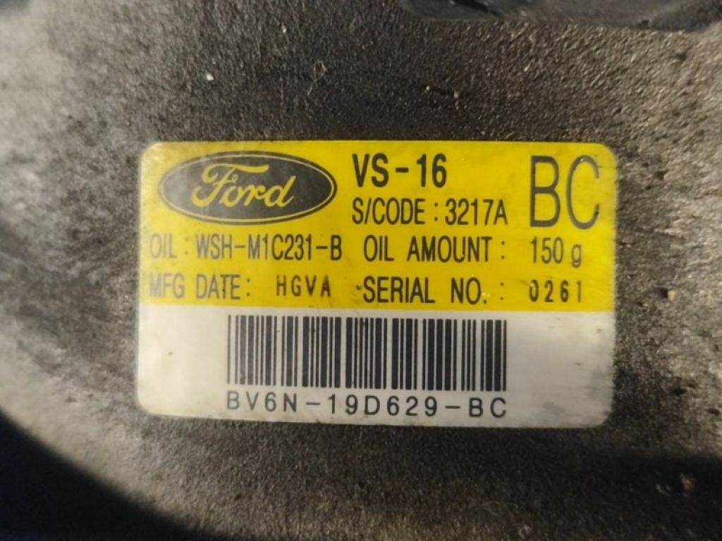 CV6Z-19703-J | Компрессор кондиционера FORD FOCUS 10-18 - Фото 7
