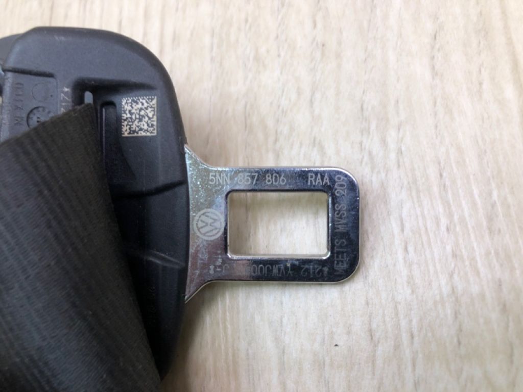 5NN 857 806 RAA | Ремінь безпеки задн. прав. VOLKSWAGEN TIGUAN 16-23 - Фото 9