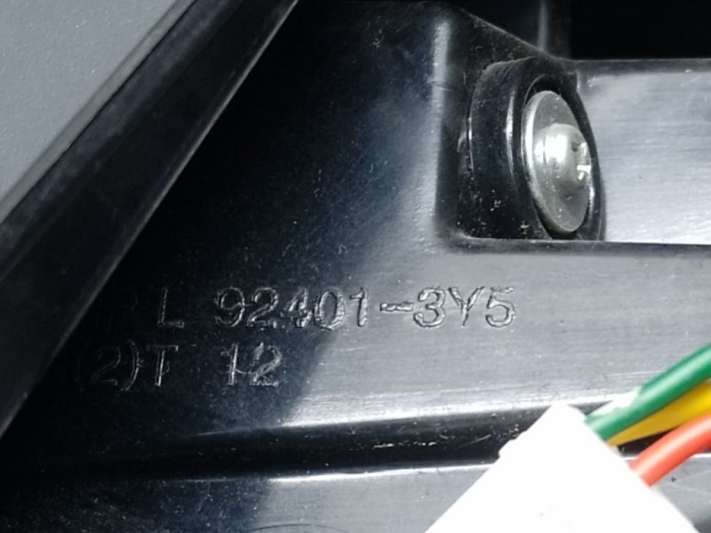 92401-3Y500 | Ліхтар зовнішній лів. HYUNDAI ELANTRA MD 10-15 - Фото 5