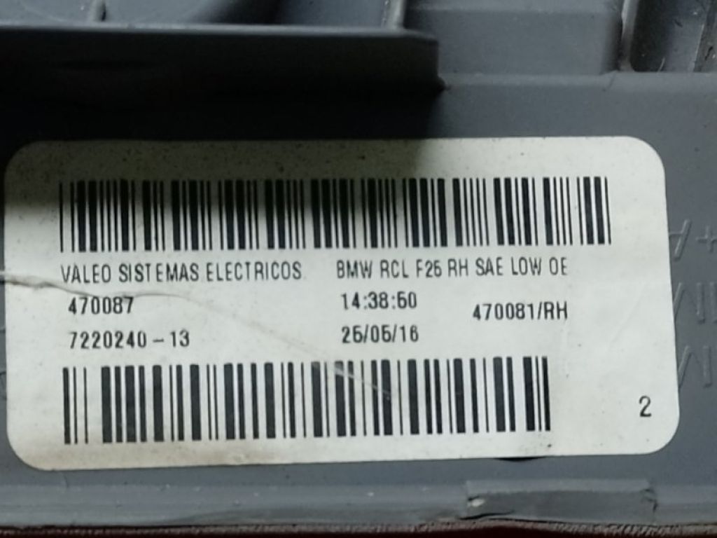 63 21 7 220 240 | Ліхтар зовнішній прав. BMW X3 (F25) 11-17 - Фото 3