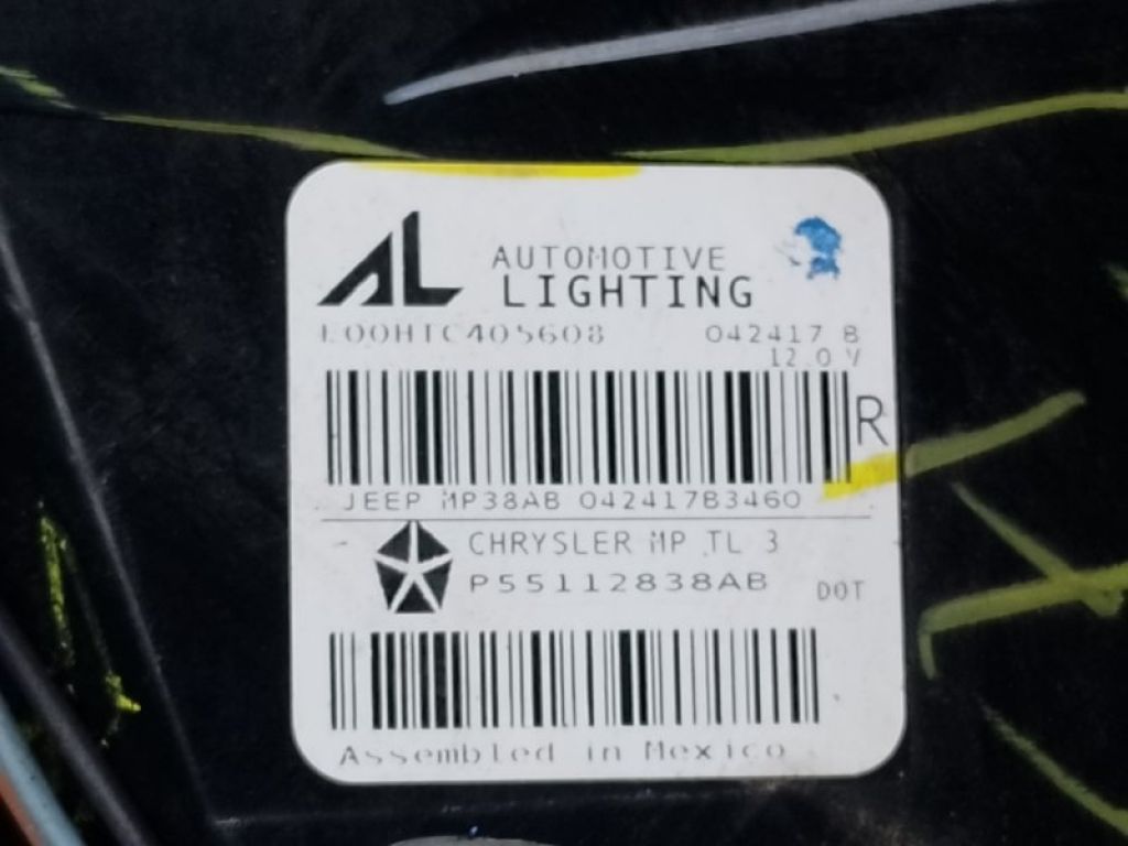 68417080AA | Ліхтар зовнішній прав. JEEP COMPASS 17-21 - Фото 4
